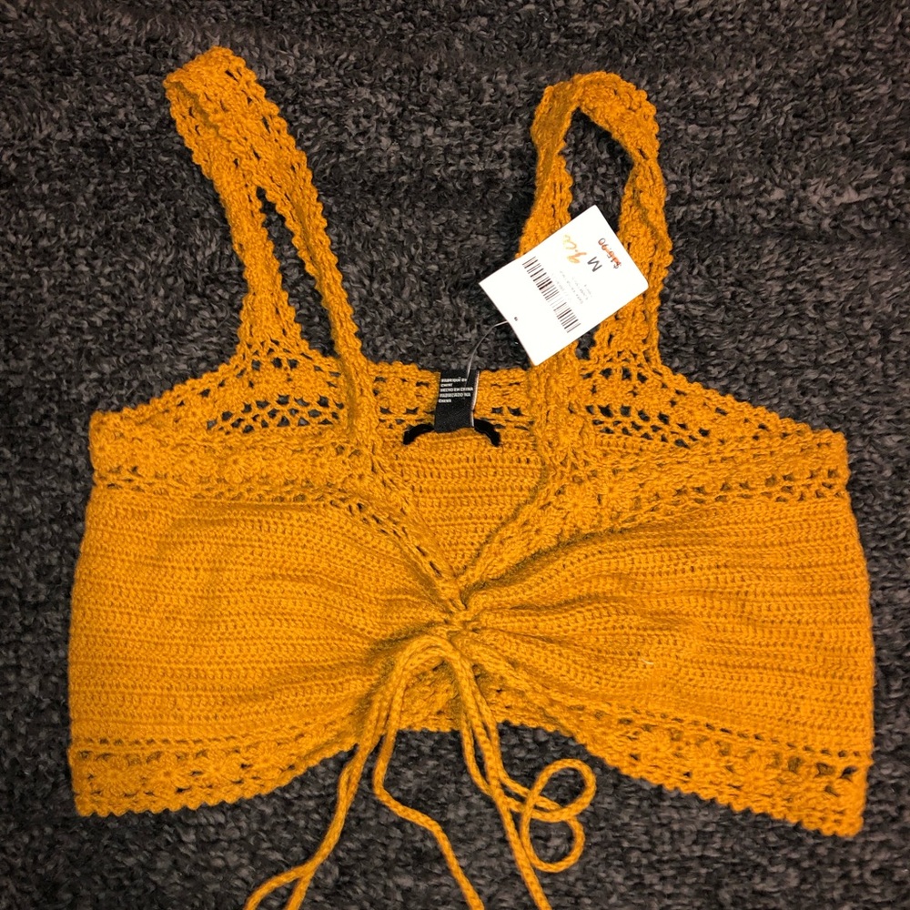 Forever 21 crochet crop top